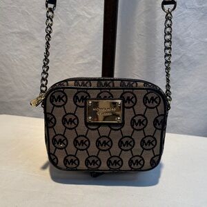 Michael Kors Logo Pattern Crossbody Bag